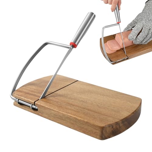 Tabla para cortar queso,Tabla para cortar queso,Rallador de queso de mano 9,2x8,4 pulgadas | Cortadora de trufa a prueba de herrumbre, herramientas de cocina multifuncionales de madera dura para espec