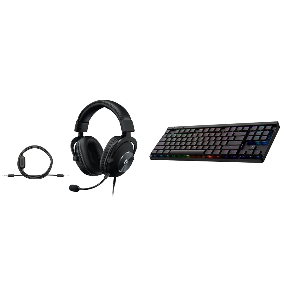 Logitech G Pro X SE Wired Gaming Headset with Microphone: Detachable Microphone, DTS Headphone:X 7.1, for PC, Xbox One, Xbox Series X|S, PS5, PS4, Includes USB DAC - Black — view 14