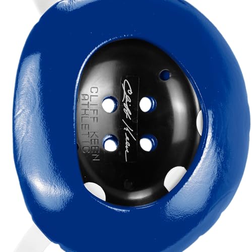 Casque de sport Cliff Keen E58 de lutte bleu ajustable unisexe