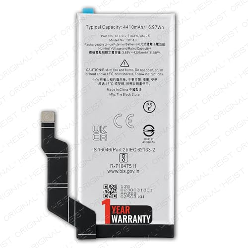 Image of Battery GLU7G for Google Pixel 6a 5G GX7AS, GB62Z, G1AZG - 4410mAh with 1 Year Warranty* (Sage-)