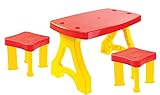 Versátil: en el juego de asientos de jardín tus pequeños podrán jugar, hacer pícnic o descansar.