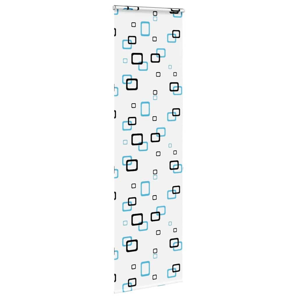 Cortina de ducha enrollable con casete de 80 x 240 cm, material PEVA impermeable, ancho de la tela 76 cm, incluye material de fijación, ajustable con conector de cadena, opaco para baño y