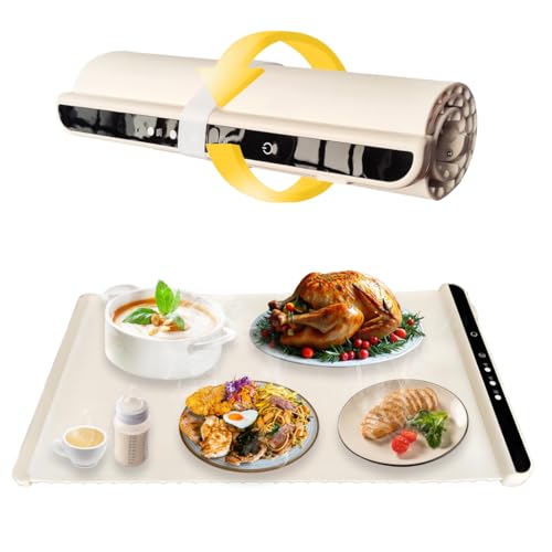 Warming Mat for Food,Food Warming Mat Electric Warming Tray for Buffets Party and Home Daily Portable Use 10's Heating Fastly Timed Function for Your Family