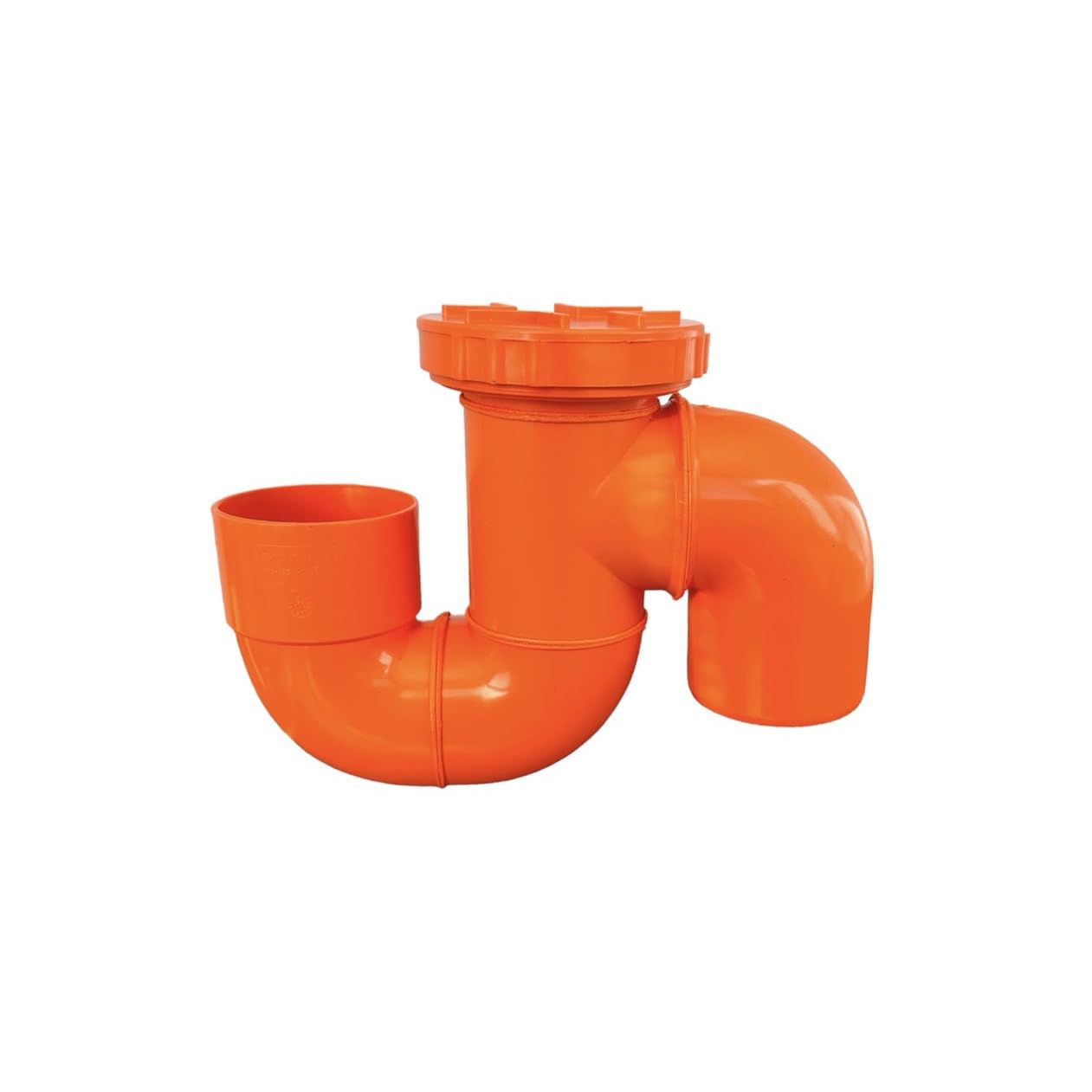 Sifone verticale chiuso in pvc - Diametro 80
