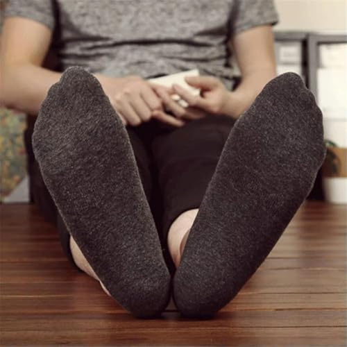 5 Pair Men Thin Non-Slip Invisible Running Sport Boat Socks Solid Color Summer Socks4