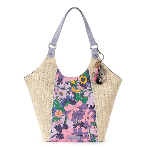 Image of Sakroots The Sak Roma Shopper Shoulder Bag Large Purse & Tote Bag with Double Straps & Zipper Pockets for Everyday & Travel
