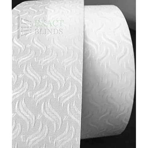 WINDRUSH WHITE Vertical Blinds Slats Made to Measure 89mm Cover