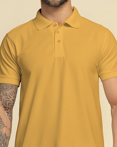 Image of VastraVibes Men's Polo Regular Fit T-Shirt