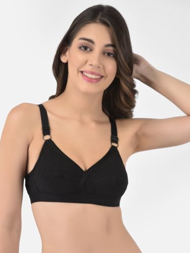 Image of Softline Women's 100% Cotton Wire-Free Non-Padded B-Cup Bra Combo | Full Coverage, Breathable & Skin-Friendly for All-Day Comfort | Supportive Fit for Daily & Casual Wear | Pack of 2
