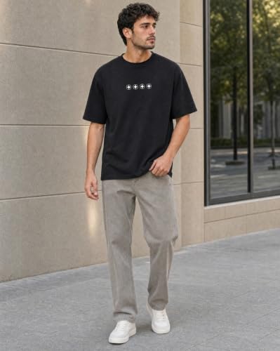 Image of NOBERO Men's Cotton Oversized Fit T-Shirt