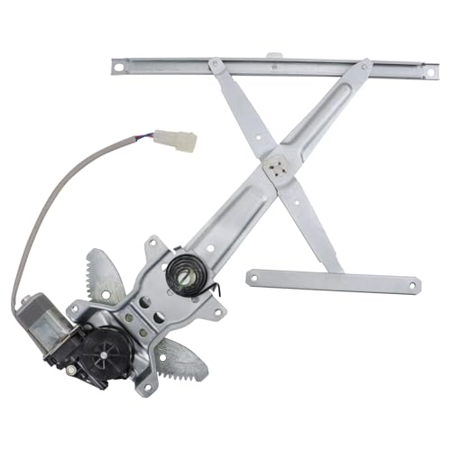 Image of TRQ Front Right Power Window Regulator & Motor Assembly Passenger Side Compatible with 1984-1989 Toyota 4Runner Pickup