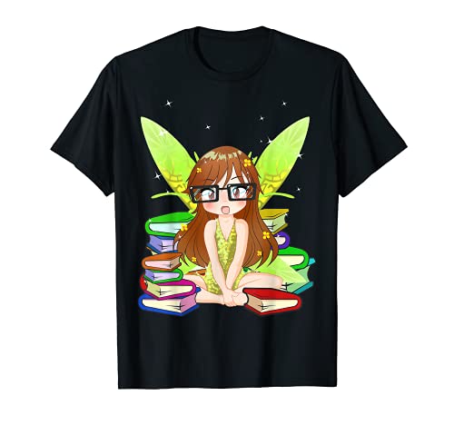Funny Nerdy Pixie Fairy Libreta Libros de Lectura Camiseta