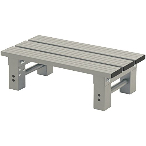 山善 アルミ踏み台 玄関台 フラワースタンド グレー YM-540S