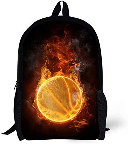Mochila Escolar Impresa en 3D para niños Blaze Basketball para Adolescentes para Frescos