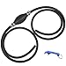 Produktbild POKIENE 8 mm Handpumpe | Umfüllpumpe Absaugpumpe für Benzin, Wasser, Öl, Flüssigkeits | Notpumpe inklusive Flaschenöffner
