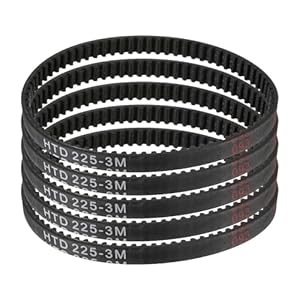 Sourcing Map HTD-3M Zahnriemen, 5 Stück