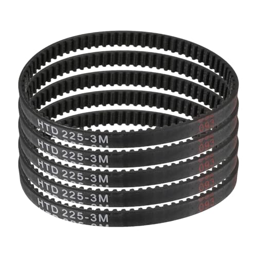 Correa dentada HTD-3M para eliminar deslizamientos en poleas de 6mm de ancho con 75 dientes 1