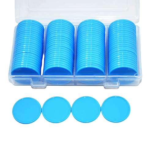 image for Smartdealspro Set of 100 1 Inch Opaque Plastic Learning Counters Mini 