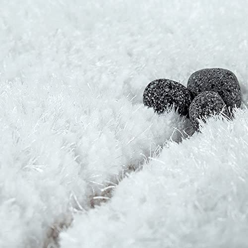 Image of Modern Soft 3D Shaggy Fur Carpets for Living Room Thick Fluffy Rugs for Bedroom, 8x11 feet, Multi Color
