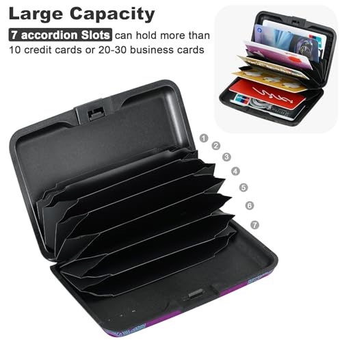 Image of ELFISH Elfish Mini RFID Aluminum Wallet Credit Cards Holder Metal ID Case for Men Women (color0)