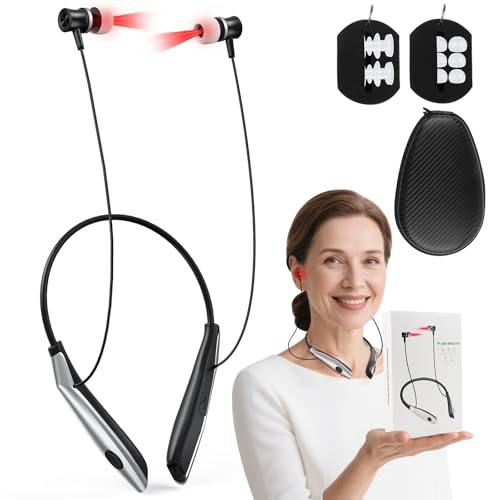 Ears & Nose Red Light Therapy 2-in-1 Rehears Red Light Therapy for Ears & Nose with Case