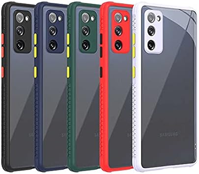 جراب Spia Samsung Galaxy S20 FE بنعل أرجواني وغطاء صلب ومرن ورقيق ومحسن ومتين ومضاد للصدمات بتصميم الجيل الجديد (Samsung Galaxy S20 FE، أرجواني)