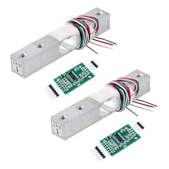 Geekstory 2kg Digital Load Cell Weight Sensor+HX711 AD Amplifier ...