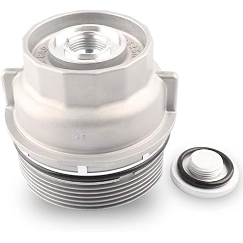Oil Filter Housing Cap Assembly, Replace 15620-31060, 1562031060 Compatible with Toyota Lexus - 4Runner Avalon Camry Fj Cruiser Highlander RAV4 Sienna Tacoma Tundra Venza, ES350 LS460 RX350, More Cover