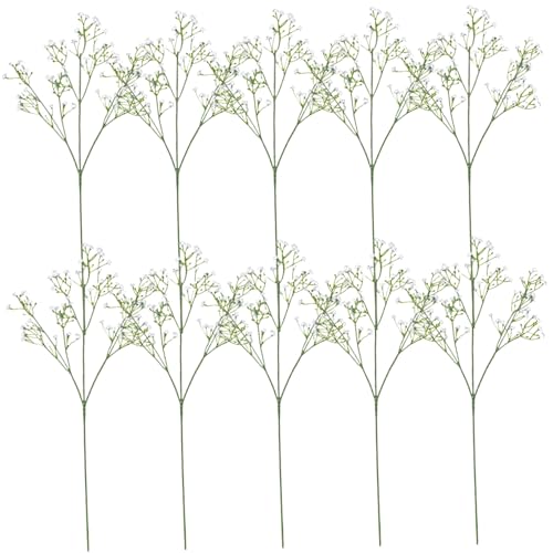 Fleurs artificielles de gypsophile réglables et réutilisables à structure stable - 6