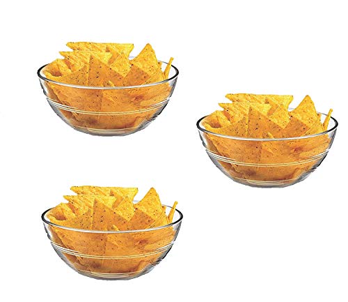 Design Mixing Bowl Borosilicate Glass, Set of 3, ( 1100 ml )