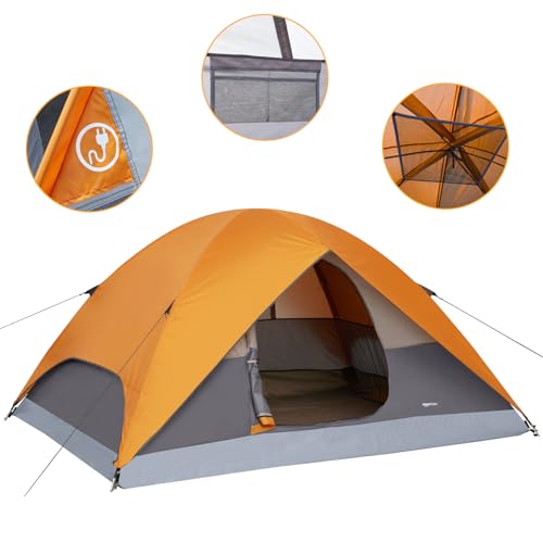 Amazon Basics Camping Tent, 3-Season Dome Design with Rainfly - Additional View