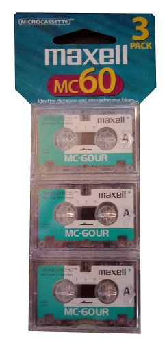  Mc-60ur 3-Pack Microcassettes