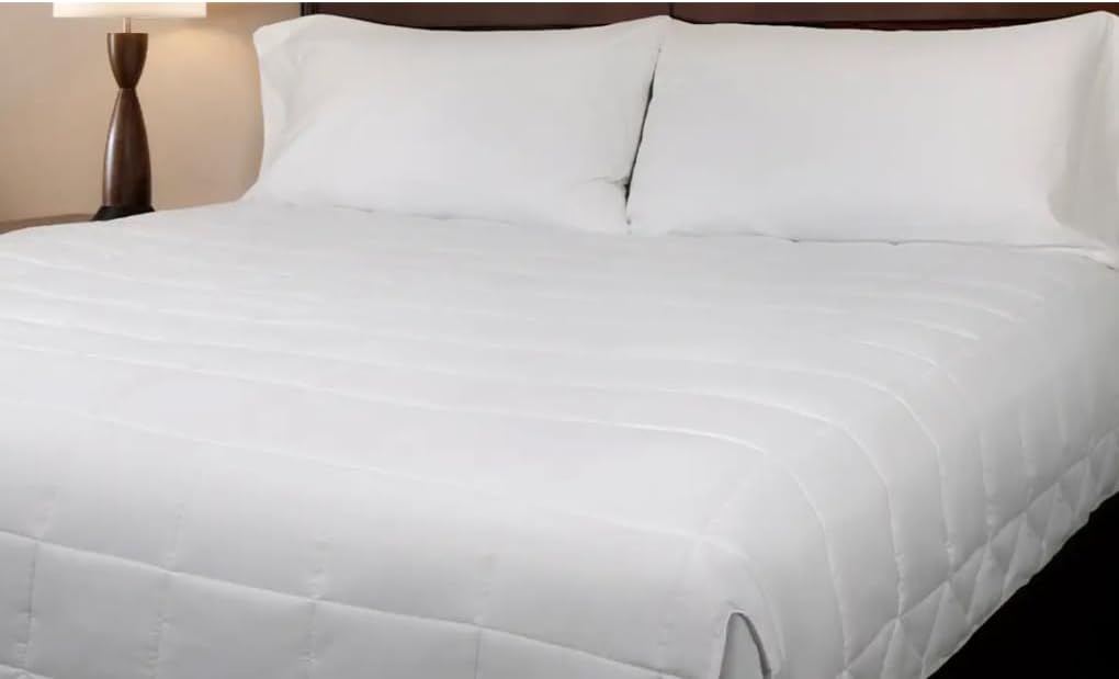 Manchester Mills Hampton Inn Mock Duvet and Insert Hotel King White King: 101" x 98"