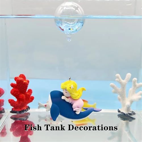Image of 3 PCS Floating Fish Tank Decorations | Cute Diver Aquarium Decorations | Aquarium Decorations Accessories | for All Kinds of Fish Tanks