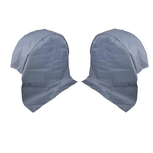 APT - Housses de protection de roue pour caravane x2 - Anti-UV polyester avec œillets