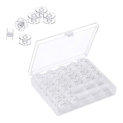 100 Bobinas para Máquina de Coser con 4 Cajas de Almacenamiento Transparente 7