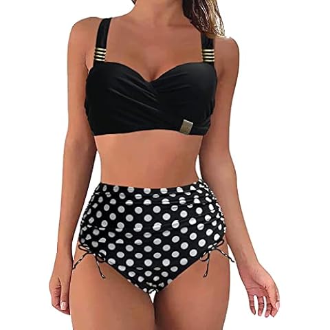 Conjunto de Bikini de Lunares Ajustable Cover