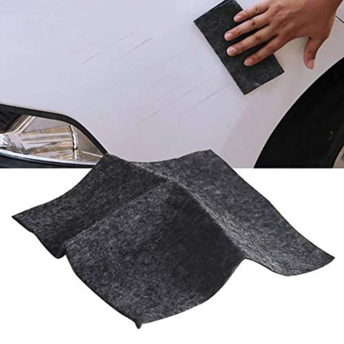 Nano Magic anti-rayures Chiffon pour voiture, universel en métal Surface Light Peinture Rayures Rayures Instant Chiffon de polissage, Smart Car la beauté et la surface réparation propre Outil