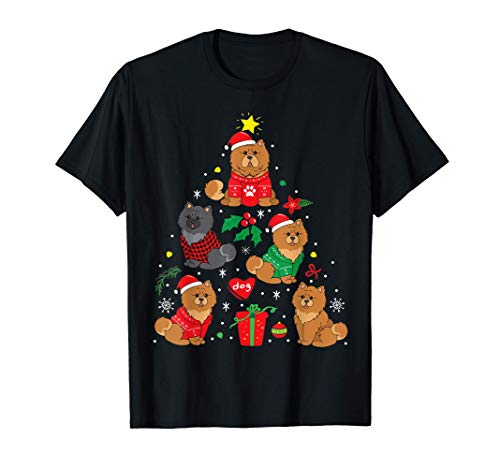 Dare questo divertente e carino albero di Natale ornamento Chow Chow Chow cane regalo animale domestico.