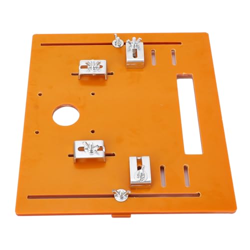 Milling Table Insert Plates, Cutting Machine Backing Board, Plate with Punch Design, 28x25 Cm, Table Insert Plate Router Insert Plate