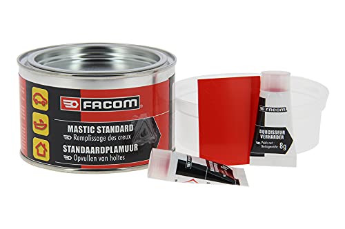 Facom 006052 Mastic Polyester Standard 500 G, Gris Clair