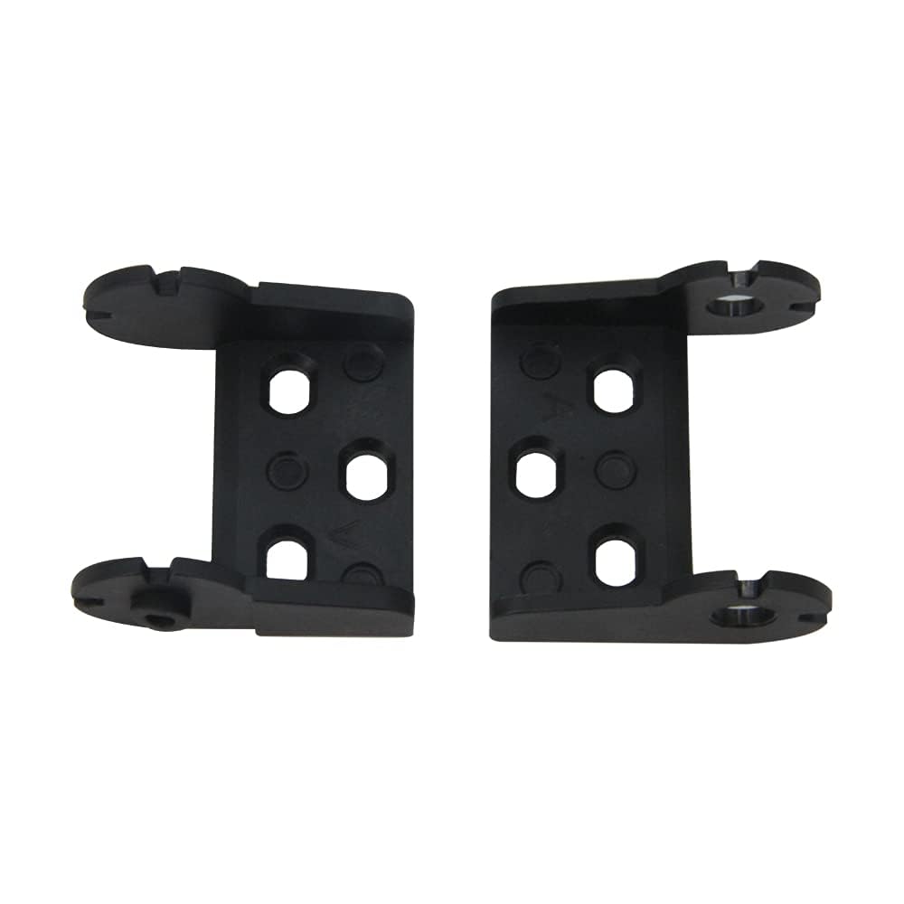 Catena portacavi 18 x 37 mm, lunghezza 1 m, in plastica nera, flessibile, con 1 kit di connettori terminali (18 mm x 37 mm - interno aperto)