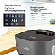 Lauben Glass&Steam Heißluftfritteuse 4500BG Air Fryer mit Glasfrittierkorb, Dampffunktion, 8 Programme, manuelle Zeit- und Temperatureinstellung, spülmaschinenfester Korb, Behältervolumen 4,5l
