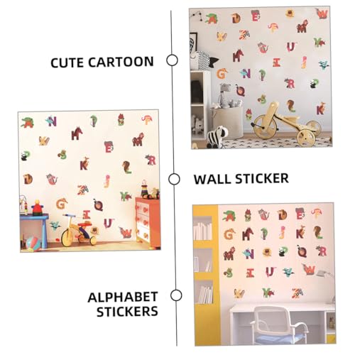 Adhesivo de Pared Vinilo Alfabeto Animales Educativo miniatura 3