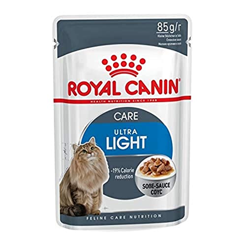 Bouchées en sauce pour chats Royal Canin Ultra Light 12 Sachet 85 g