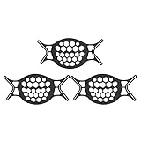 3 x 3D-Maskenhalterung, Silikon, Gesichtsschutzhalterung, Innenstützrahmen, wiederverwendbar,...