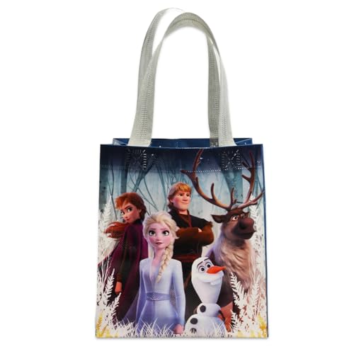 Disney Frozen Party Favor Bags Set – 24 Pack of 8" Frozen Party Goodie Bags for Kids Bulk Reusable Mini Totes | Disney Frozen Birthday Party Supplies