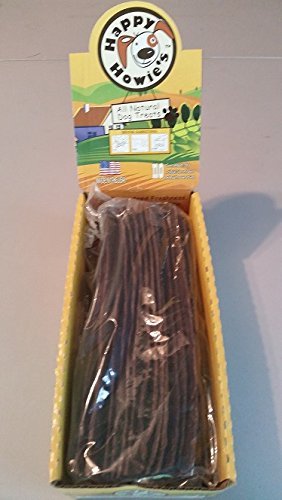 Happy Howie's Natural Dog Treats - Healthy Dog Treats, Real Beef & Natural Ingredients, Made in The USA, Hormone Free - Beef Jerky Strips (40 Count)