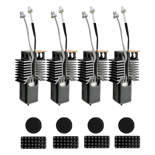 Hotend U1 48W para evitar atascos con filamento abrasivo mediante extrusora cerámica