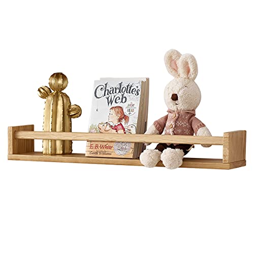 Inman Home Wandregal, Eichenholz, für Kinderzimmer, Wandmontage, Küche,...